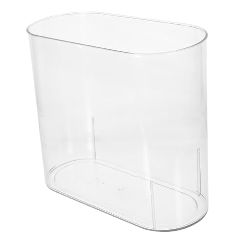 BAZEITFLOW Transparenter Kleiner Kunststoff Fischtank Ovaler Desktop Aquarium Fischschale für Goldfische und Garnelen Stabiles Material Dekorativ für Wohn und Arbeitszimmer BAZEITFLOW Transparenter Kleiner Kunststoff Fischtank Ovaler Desktop Aquarium Fischschale für Goldfische und Garnelen Stabiles Material Dekorativ für Wohn und Arbeitszimmer von BAZEITFLOW