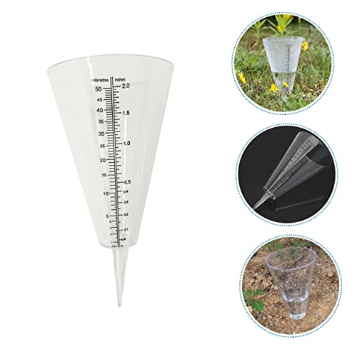 BAZEITFLOW Transparenter aus Kunststoff Langlebiger Outdoor Regenmesser für Garten und Grünflächen Einfacher Regenmessbecher zur Präzisen Niederschlagsmessung Leicht zu Installieren BAZEITFLOW Transparenter aus Kunststoff Langlebiger Outdoor Regenmesser für Garten und Grünflächen Einfacher Regenmessbecher zur Präzisen Niederschlagsmessung Leicht zu Installieren von BAZEITFLOW
