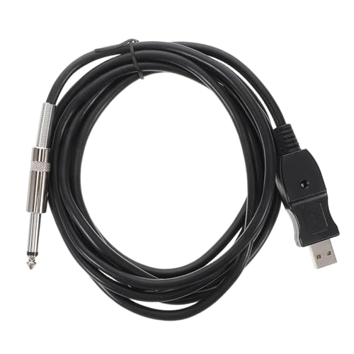 BAZEITFLOW USB Gitarrenkabel Lang Einfacher Plug And Play Adapter für Elektrische Gitarren Hochwertige Audioübertragung Kompatibel mit PC Mixer und Bassverstärkern Vielseitig Einsetzbar für BAZEITFLOW USB Gitarrenkabel Lang Einfacher Plug And Play Adapter für Elektrische Gitarren Hochwertige Audioübertragung Kompatibel mit PC Mixer und Bassverstärkern Vielseitig Einsetzbar für von BAZEITFLOW