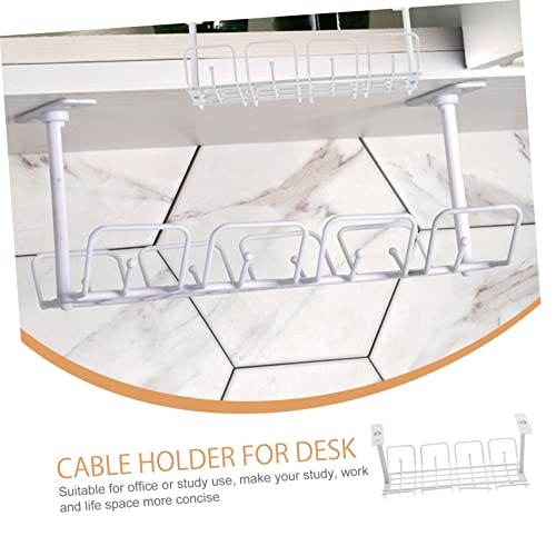 BAZEITFLOW Untertisch Kabelorganizer Kabelkorb aus Robustem ohne Bohren Kabelmanagement für Büro und Zuhause Kabelhalter für Stromleisten und Adapter BAZEITFLOW Untertisch Kabelorganizer Kabelkorb aus Robustem ohne Bohren Kabelmanagement für Büro und Zuhause Kabelhalter für Stromleisten und Adapter von BAZEITFLOW