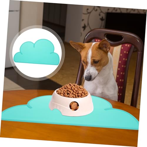 BAZEITFLOW Verschleißfeste Silikon Futtermatte für Haustiere rutschfest Leicht zu Reinigen Futternapf Unterlage in Wolkenform Schützend für Böden und Vielseitig Einsetzbar BAZEITFLOW Verschleißfeste Silikon Futtermatte für Haustiere rutschfest Leicht zu Reinigen Futternapf Unterlage in Wolkenform Schützend für Böden und Vielseitig Einsetzbar von BAZEITFLOW