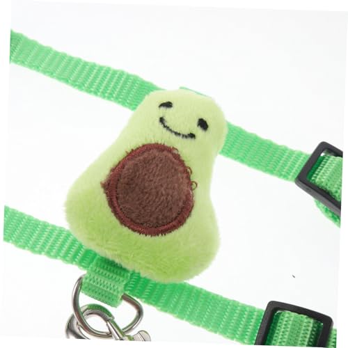 BAZEITFLOW Verstellbares Kaninchen Geschirr Set mit Leine für Kleine Haustiere Atmungsaktives und Bequemes Meerschweinchen Weste Geschirr Süßes Hamster Brustgeschirr für Outdoor Spaziergänge von BAZEITFLOW