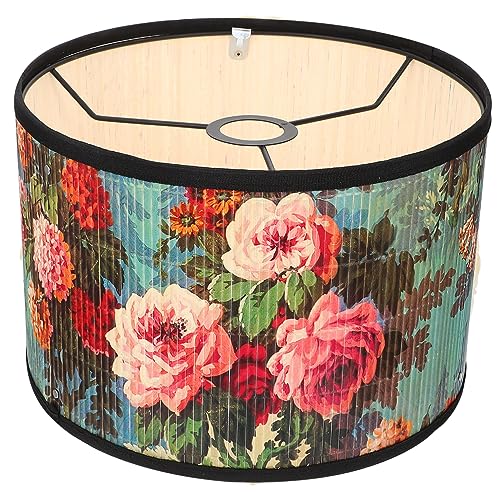 BAZEITFLOW Vintage Blumen Lampenschirm Kreative Deckenleuchte Stilvolle Lichtabdeckung für Wohnräume Multifunktionale nicht Blendende Leuchte für Gemütliches für Schlafzimmer Wohnzimmer und von BAZEITFLOW