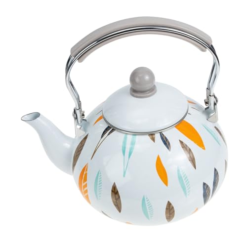 BAZEITFLOW Vintage Emaille Teekessel mit Kunststoffgriff Induktionsherdgeeignet Schneller Wärmeleitfähigkeit Großer Kapazität Anti verbrühung Energiesparend Robustes Haushaltswassergefäß BAZEITFLOW Vintage Emaille Teekessel mit Kunststoffgriff Induktionsherdgeeignet Schneller Wärmeleitfähigkeit Großer Kapazität Anti verbrühung Energiesparend Robustes Haushaltswassergefäß von BAZEITFLOW