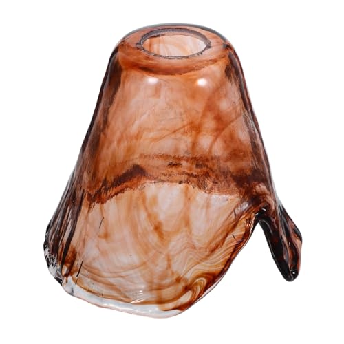BAZEITFLOW Vintage Glas-lampenschirm Retro Hängelampe mit Öffnung für Amerikanische Gästehäuser Bar Theke Schlafzimmer Vielseitige Beleuchtung Stilvoll und Platzsparend von BAZEITFLOW