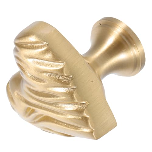 BAZEITFLOW Vintage Messing Herz schubladengriffe Stabile Retro Möbelgriffe für Schränke Kommoden und Kleiderschränke Dekorative Langlebige Schrankgriffe im Klassischen Stil Vielseitig von BAZEITFLOW