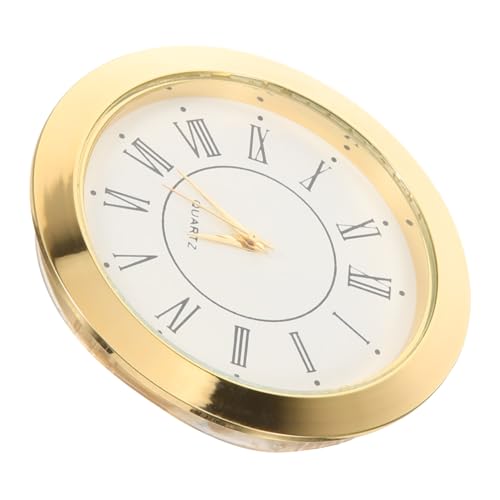 BAZEITFLOW Vintage Uhrwerk Einsatz Römische Ziffern Retro Uhrkopf Uhrwerk Ersatz für DIY Basteln Heimwerker Wanduhr Wohnzimmer Uhr Zubehör von BAZEITFLOW