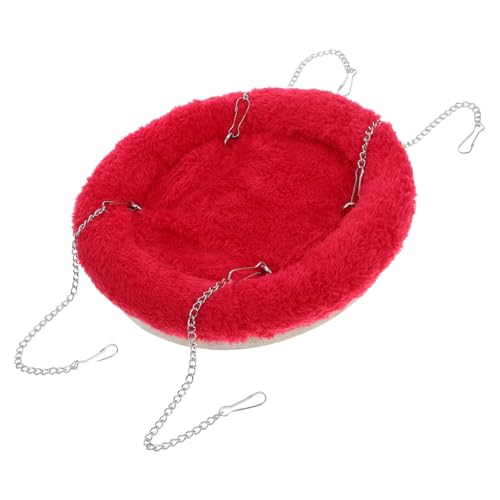 BAZEITFLOW Vogelhängematte aus Natürlicher Baumwolle Papageienbett mit Wärmendem Innenfutter Platzsparend zum Aufhängen im Käfig Geeignet für Sittiche Nymphensittiche und Kleine Haustiere von BAZEITFLOW