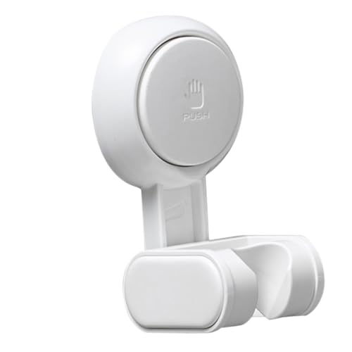 BAZEITFLOW Wandmontierter Verstellbarer Saugnapf duschkopfhalterung ohne Bohren Langlebig Einfach Installierbar für Glatte Fliesen Glas Metall Badezimmer duschkopfhalter BAZEITFLOW Wandmontierter Verstellbarer Saugnapf duschkopfhalterung ohne Bohren Langlebig Einfach Installierbar für Glatte Fliesen Glas Metall Badezimmer duschkopfhalter von BAZEITFLOW