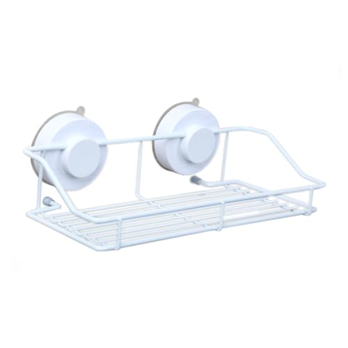 BAZEITFLOW Wandregal mit Saugnäpfen Weißes Badezimmer Küchen Organizer Regal Platzsparend Leicht zu Reinigen Robustes Material für Kleine Gegenstände BAZEITFLOW Wandregal mit Saugnäpfen Weißes Badezimmer Küchen Organizer Regal Platzsparend Leicht zu Reinigen Robustes Material für Kleine Gegenstände von BAZEITFLOW