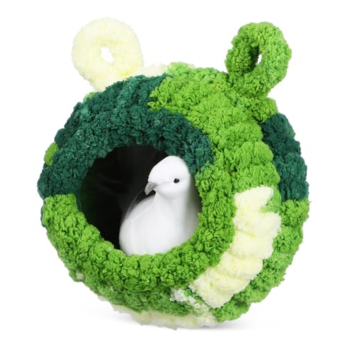 BAZEITFLOW Warmer Wellensittich Brutnest für Käfig mit Samtweichem Winterbett Sicherer Schraubbefestigung und Mittlerer Kuschelige Vogelhöhle für Papageien und Kleinvögel BAZEITFLOW Warmer Wellensittich Brutnest für Käfig mit Samtweichem Winterbett Sicherer Schraubbefestigung und Mittlerer Kuschelige Vogelhöhle für Papageien und Kleinvögel von BAZEITFLOW