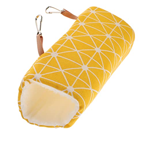 BAZEITFLOW Warmes Kleintier Tunnelbett aus Weichem Baumwollstoff Bequemes Nest für Meerschweinchen Chinchillas und Vögel Kratzfestes Hängeschlafplatz mit Metallhaken für Käfig und Gehege BAZEITFLOW Warmes Kleintier Tunnelbett aus Weichem Baumwollstoff Bequemes Nest für Meerschweinchen Chinchillas und Vögel Kratzfestes Hängeschlafplatz mit Metallhaken für Käfig und Gehege von BAZEITFLOW