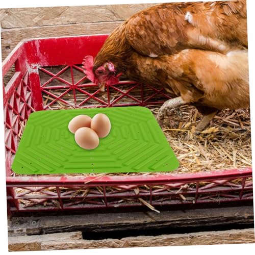 BAZEITFLOW Waschbare Wiederverwendbare Weiche Hühnernestmatte Geruchsfreie Einstreu für Hühnerstall und Legebox Schützende Nistunterlage für Saubere Eierlegung von BAZEITFLOW