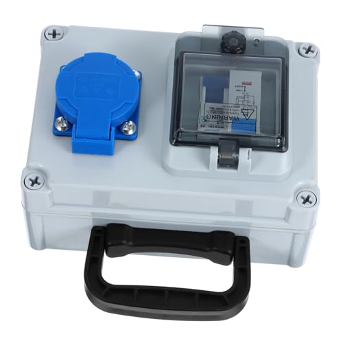 BAZEITFLOW Wasserdichte Außenelektrik Steckdosenbox mit Mehrfachsteckdose Robuster Verteilerkasten für Garten Terrasse Wetterfeste Schutzabdeckung für Schalter und Steckdosen BAZEITFLOW Wasserdichte Außenelektrik Steckdosenbox mit Mehrfachsteckdose Robuster Verteilerkasten für Garten Terrasse Wetterfeste Schutzabdeckung für Schalter und Steckdosen von BAZEITFLOW