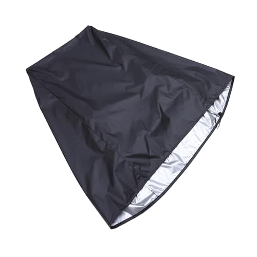 BAZEITFLOW Wasserdichte Oxford Abdeckung für Gartenstühle UV beständig Reißfestes Material Wetterfeste Schutzhülle für Stapelstühle Langlebiger Schutz bei Nässe und Schnee von BAZEITFLOW