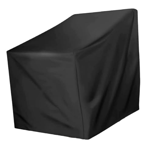 BAZEITFLOW Wasserdichte Oxford Schutzhülle für Outdoor Gartenstuhl UV beständig Staub Witterungsschutz für Drehbare Terrassenstühle Vielseitig Wetterfest Schwarz BAZEITFLOW Wasserdichte Oxford Schutzhülle für Outdoor Gartenstuhl UV beständig Staub Witterungsschutz für Drehbare Terrassenstühle Vielseitig Wetterfest Schwarz von BAZEITFLOW