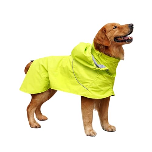 BAZEITFLOW Wasserdichter Haustier Regenmantel aus Nylon mit Hohem Kragen und Kapuze Verstellbar Leichter Regenschutz für Kleine und Mittlere Hunde Modischer Schutz bei Regenwetter BAZEITFLOW Wasserdichter Haustier Regenmantel aus Nylon mit Hohem Kragen und Kapuze Verstellbar Leichter Regenschutz für Kleine und Mittlere Hunde Modischer Schutz bei Regenwetter von BAZEITFLOW