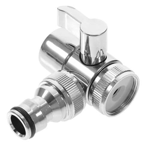 BAZEITFLOW Wasserhahn Verteiler mit Umschaltventil Langlebiger Waschmaschinenanschluss Adapter für Küchenspüle und Gartenschlauch Rutschfeste Montage Universeller Wasserhahn Zubehör für BAZEITFLOW Wasserhahn Verteiler mit Umschaltventil Langlebiger Waschmaschinenanschluss Adapter für Küchenspüle und Gartenschlauch Rutschfeste Montage Universeller Wasserhahn Zubehör für von BAZEITFLOW