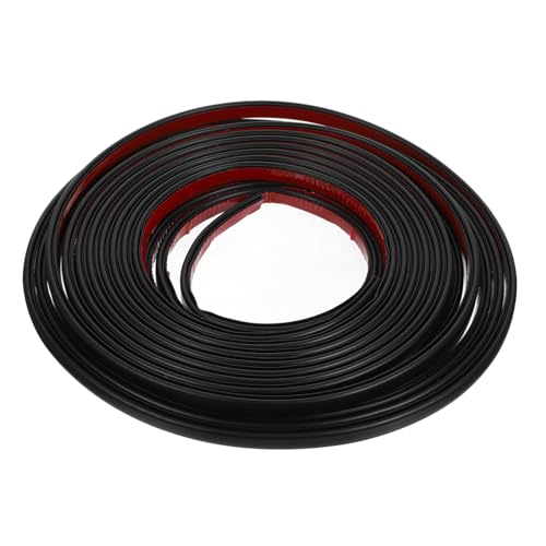 BAZEITFLOW Witterungsbeständiger Türdichtungsstreifen PVC Selbstklebend Schalldämmend Winddicht Staubdicht für Außentüren Garage Zugluftstopper Einfache Montage von BAZEITFLOW