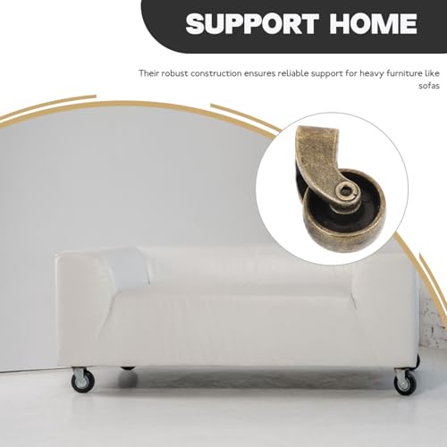 BAZEITFLOW Zinklegierung Möbelrollen Lenkrollen Stabile Ersatzräder für Sofas und Tische Anti kipp Funktion Strapazierfähig Verschleißfest BAZEITFLOW Zinklegierung Möbelrollen Lenkrollen Stabile Ersatzräder für Sofas und Tische Anti kipp Funktion Strapazierfähig Verschleißfest von BAZEITFLOW
