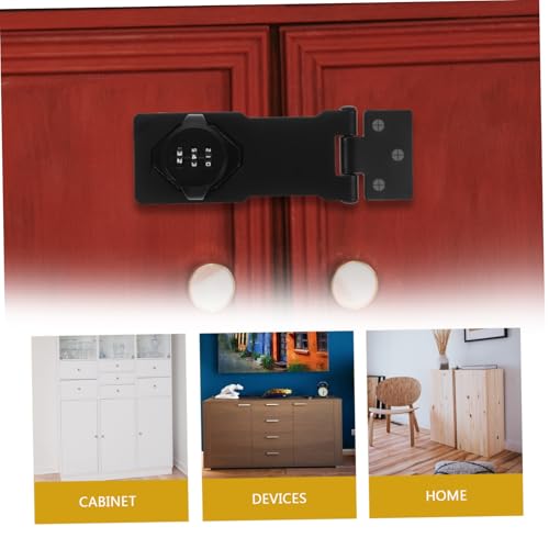 BAZEITFLOW Zinklegierungs Kombinationsschloss für Schränke mehrstellige Zahlenkombination Rostbeständig ohne Schlüssel Einfache Montage mit Schrauben für Büro Zuhause und BAZEITFLOW Zinklegierungs Kombinationsschloss für Schränke mehrstellige Zahlenkombination Rostbeständig ohne Schlüssel Einfache Montage mit Schrauben für Büro Zuhause und von BAZEITFLOW