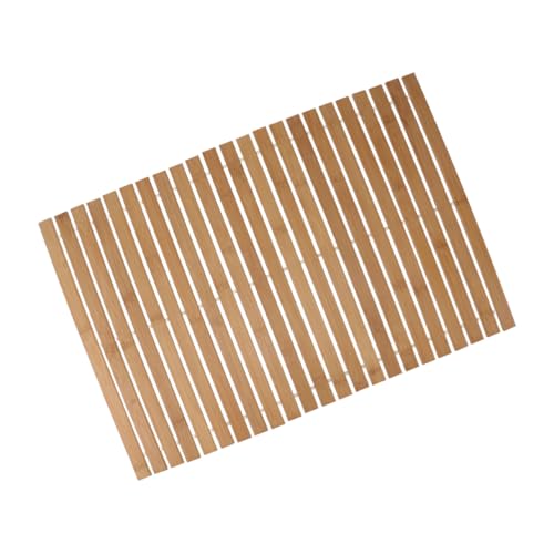 BAZEITFLOW rutschfeste Naturmatte Nachhaltige Haushalts fußmatte aus Strapazierfähigem Holz Natürliche Farbe als Badvorleger Eingangsbereich und rutschfeste Bodenmatte BAZEITFLOW rutschfeste Naturmatte Nachhaltige Haushalts fußmatte aus Strapazierfähigem Holz Natürliche Farbe als Badvorleger Eingangsbereich und rutschfeste Bodenmatte von BAZEITFLOW