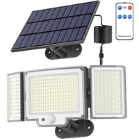 Außen-Solarlampe 328LED/3 Modi, Außen-Solarlicht mit Fernbedienung, Außen-LED-Solarbeleuchtung mit Bewegungssensor, Außen-Solarscheinwerfer für Außen-Solarlampe 328LED/3 Modi, Außen-Solarlicht mit Fernbedienung, Außen-LED-Solarbeleuchtung mit Bewegungssensor, Außen-Solarscheinwerfer für von BAZYWTYH