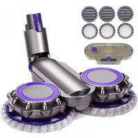Elektrischer Nass- und Trockensaugerkopf kompatibel mit Dyson V6 V7 V8 V9 V10 V11 + Wassertank + 6 Bürstenköpfe Elektrischer Nass- und Trockensaugerkopf kompatibel mit Dyson V6 V7 V8 V9 V10 V11 + Wassertank + 6 Bürstenköpfe von BAZYWTYH