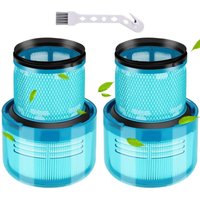 Filter kompatibel mit Dyson V6 V8 V11 V12 V15 Detect Absolute, 2 Stück Ersatzfilter für Dyson Staubsauger, Blau von BAZYWTYH