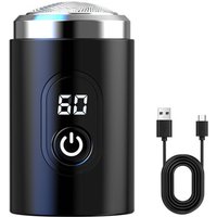 Mini Elektrischer Rasierer, USB-Aufladbarer Rasierer mit LED-Anzeige, Mini tragbarer elektrischer Rasierer, Wasserfester wiederaufladbarer Rasierer Mini Elektrischer Rasierer, USB-Aufladbarer Rasierer mit LED-Anzeige, Mini tragbarer elektrischer Rasierer, Wasserfester wiederaufladbarer Rasierer von BAZYWTYH