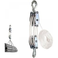 Robustes Seilwinde, Bruchfestigkeit von 15 m, Traglastblock von 500 kg und Flaschenzug-System zum Heben schwerer Gegenstände von BAZYWTYH