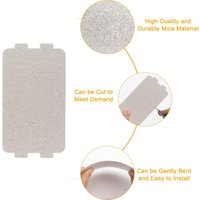 Satz aus 6 Mikaplatten für Mikrowelle, universeller Mikrowellenwellenleiterdeckel aus Mica für Küchenmikrowellen oder andere Haushaltsgeräte (115 x von BAZYWTYH