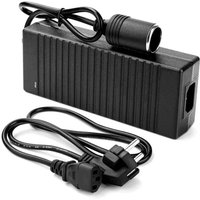 Spannungswandler 220V auf 12V: 10A Netzadapter für Auto, AC-DC Netzadapter mit Zigarettenanzünderstecker für Kompressorkühlschrank und Staubsauger im von BAZYWTYH