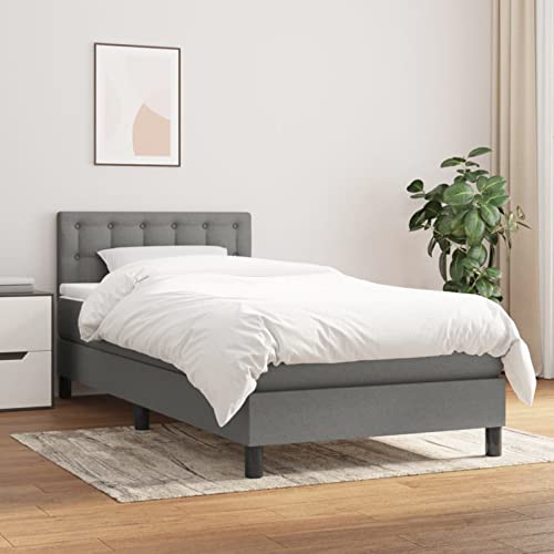 BAZZI Bettgestell für Einzelbett, Doppelbett, Federbett mit Matratze dunkelgrau, 90 x 200 cm, Stoff #5 BAZZI Bettgestell für Einzelbett, Doppelbett, Federbett mit Matratze dunkelgrau, 90 x 200 cm, Stoff #5 von BAZZI