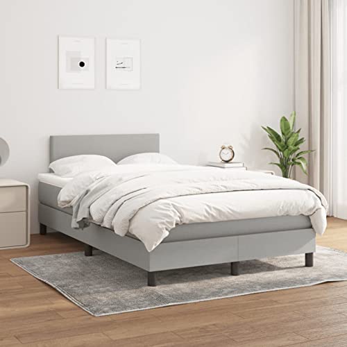 BAZZI Bettgestell für Einzelbett, Doppelbett, Federbett mit Matratze in Hellgrau, 120 x 200 cm, Stoff #3 BAZZI Bettgestell für Einzelbett, Doppelbett, Federbett mit Matratze in Hellgrau, 120 x 200 cm, Stoff #3 von BAZZI