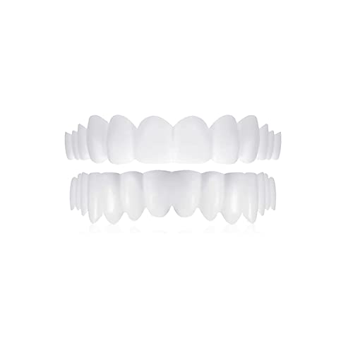 BAtlam Kosmetische Zahnverblendung Instant Smile Zähne Furniere Oben und unten Smile Zahnaufhellung Comfort Fit kosmetische Zähne praktisches Design von BAtlam