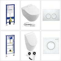 Bb Bäder Boutique - Villeroy & Boch Subway Urinal mit Wand wc und Geberit Set in weiß Bb Bäder Boutique - Villeroy & Boch Subway Urinal mit Wand wc und Geberit Set in weiß von BB BÄDER BOUTIQUE