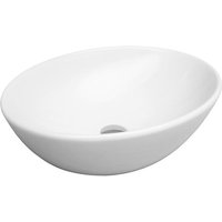 Bb Bäder Boutique - serel Aufsatz Waschschale oval ohne Überlauf 55 x 41 cm weiß von BB BÄDER BOUTIQUE