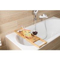 Bb Bäder Boutique - bb optimal Badewannenablage Bambus, 70-105 cm von BB BÄDER BOUTIQUE