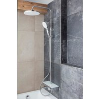 Bb saugen Rain Duschsystem mit Wannenthermostat 25,4 cm, weiß/chrom von BB BÄDER BOUTIQUE