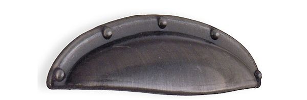 Smedbo Schubladengriff aus Zink schwarz rustikal B571 von BB Beslagsboden