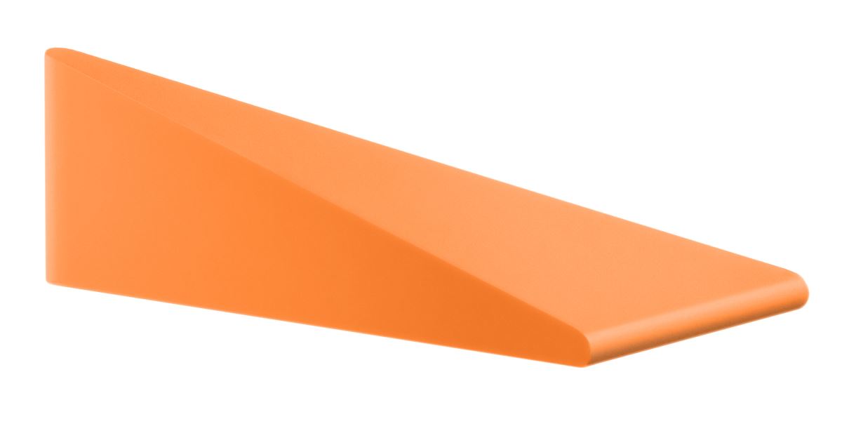 Smedbo Türstopper Keil aus Gummi Orange B150C von BB Beslagsboden