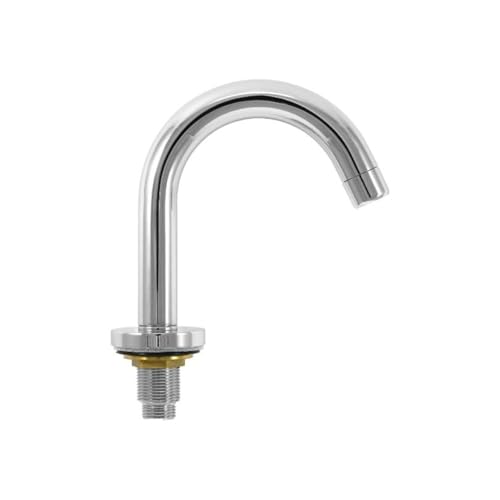 Auslauf für Waschbecken mit schwerem Bogen, verchromt, 1,27 cm (1/2 Zoll) | Tecom von BB BuyBath