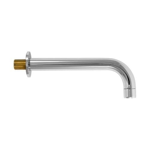 Auslauf für Waschbecken zur Wandmontage L verchromt 200 mm 1/2" M | Tecom von BB BuyBath