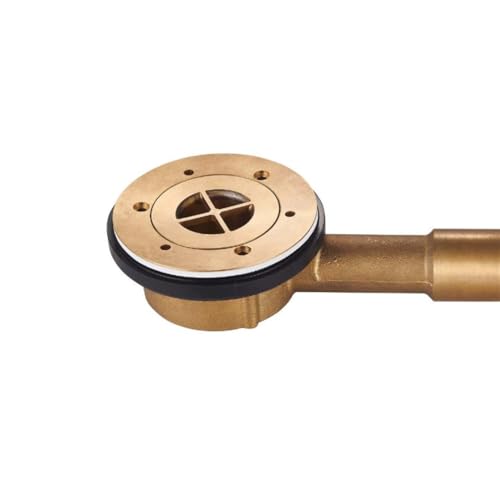 Duschablauf Low Round Messing verchromt Ø 90 mm | Tecom von BB BuyBath