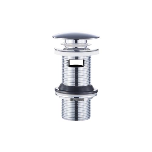Runder Klick-Klack-Abfluss H 100 mit Überlauf 1"1/4" | Tecom von BB BuyBath