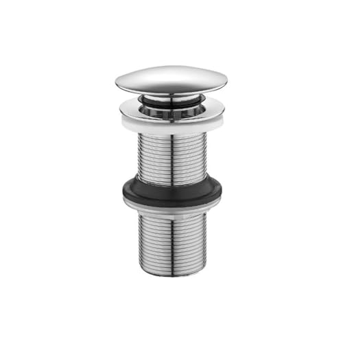 Runder Klick-Klack-Abfluss H 100 ohne Überlauf 1"1/4" | Tecom von BB BuyBath