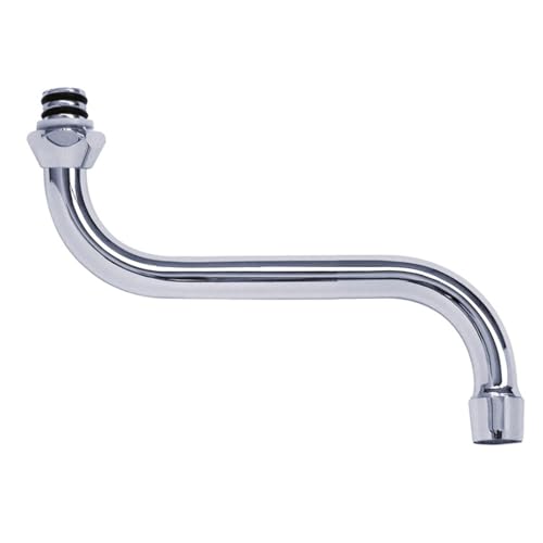 S-Abflussrohr verchromt 3/4"×18mm 200mm | Tecom von BB BuyBath