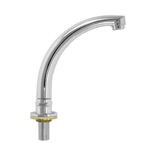 Schwere schwenkbare Waschbeckenauslauf verchromt 200 mm 1/2" M | Tecom von BB BuyBath