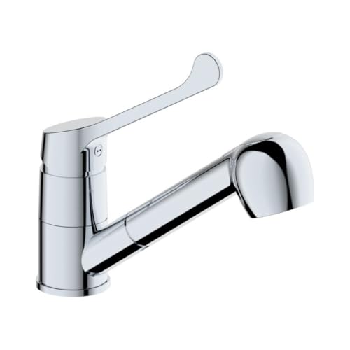 Spültischarmatur mit ausziehbarem Hebel, 2 Strahlarten – Timeless | Tecom von BB BuyBath
